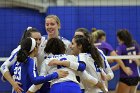Volleyball vs Emerson  Wheaton College Women's Volleyball vs Emerson College. - Photo by Keith Nordstrom : Wheaton, Volleyball, VB2019
